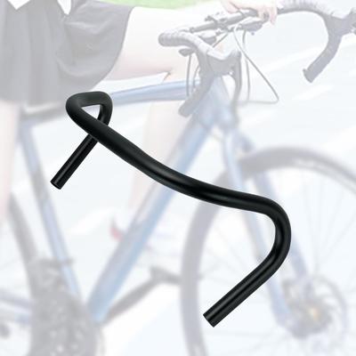 Mountain Bike Handlebar Aluminum Alloy 390mm 25.4mm MTB Cycling Road Replaces Parts Repair Easy To Install