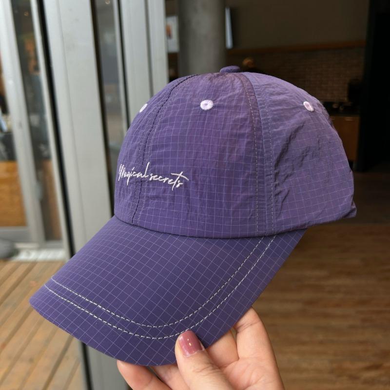 Sommerlicher kleiner frischer Hut Damen leichter und atmungsaktiver schnelltrocknender Baseballkappe Paar Outdoor-Sonnenschutzmütze Herren zeigen kleines Gesicht