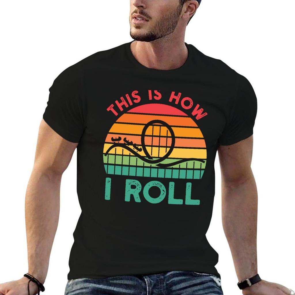 Funny Rollercoaster Gift This Is How I Roll Rollercoaster Retro Vintage Roller Coaster Amuseunisext Lover Tshirt