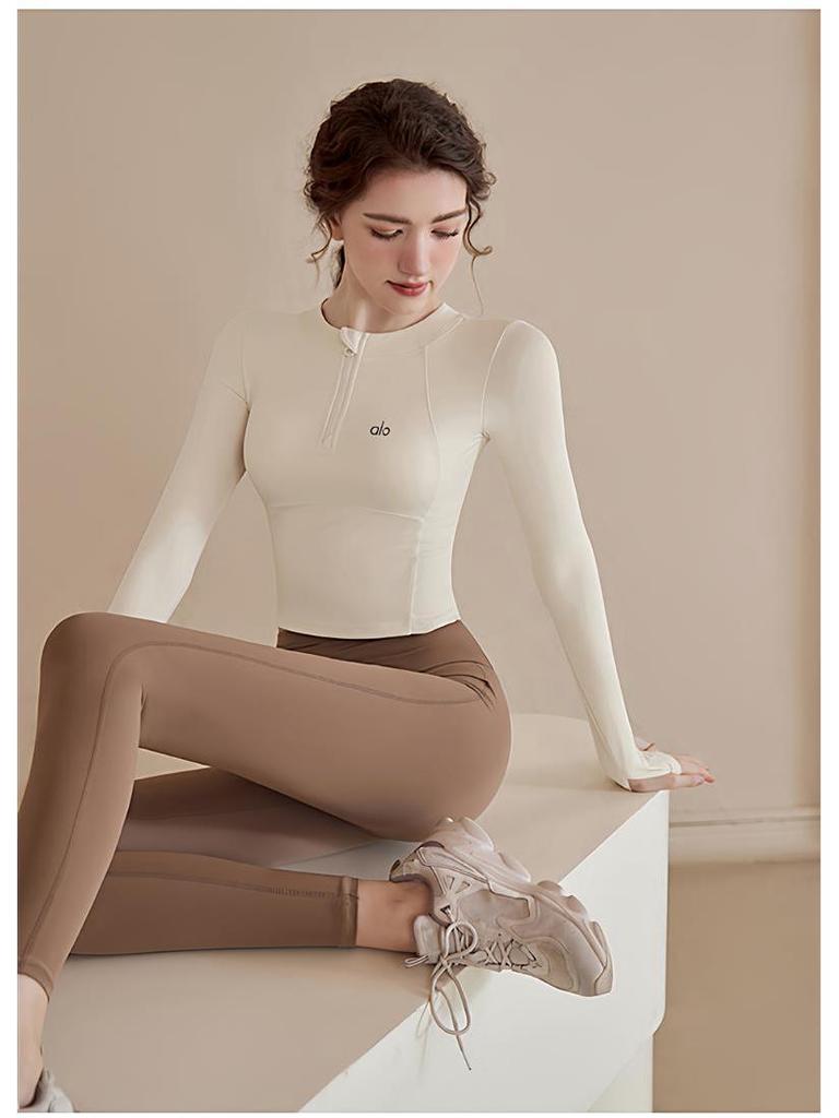 Alo Yoga Női Fitness Szett: Őszi/Téli Jóga Dzseki és Futónadrág