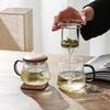 Zhuopu Japanese-Style Glass Tea Infuser Mug