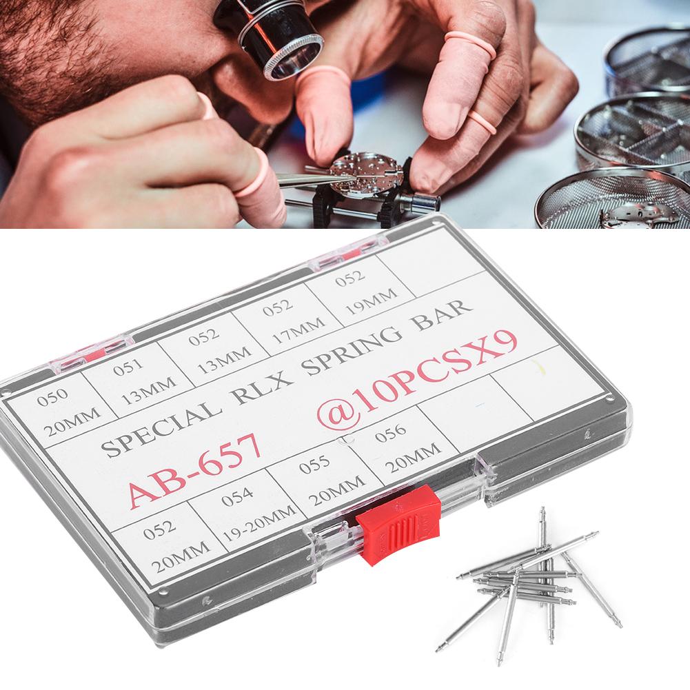 Watch Wrist Strap Spring Bars Strap Link Pins Watch Repairing Accessory Kit AB?657