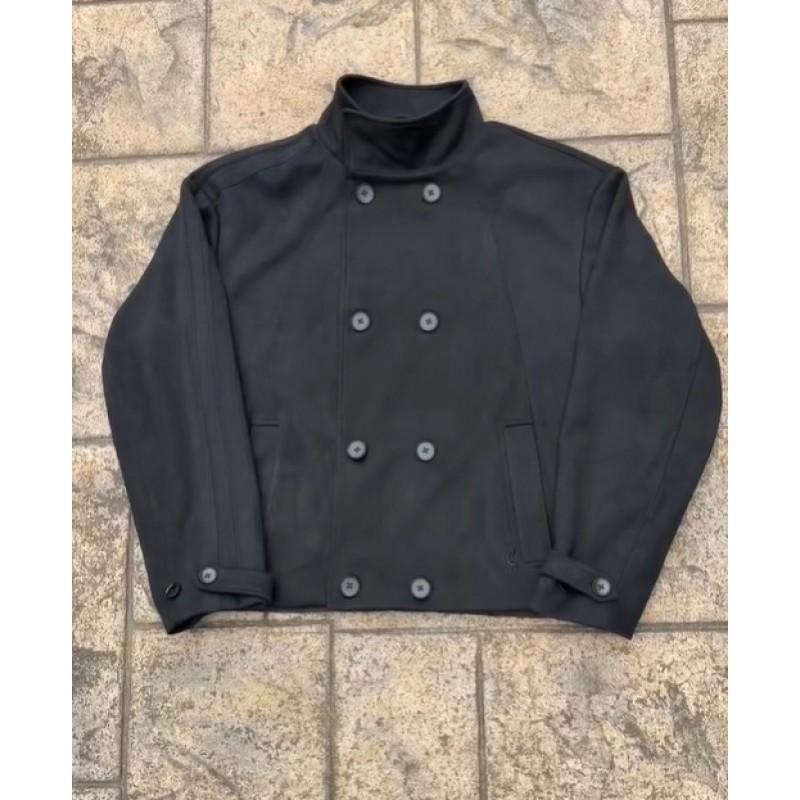 Mens Oversized Stand Collar Long Sleeve