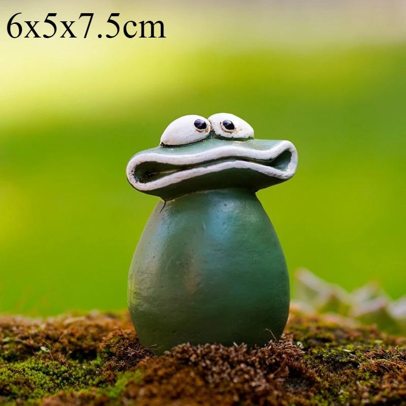 

Creative Resin Crafts Outdoor Big Mouth Frog Statue for Garden Home Desktop Decor Durable Resin Artwork Unique Animal Sculpture
