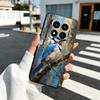 Bird Oil Painting Style Soft Phone Case for Xiaomi Redmi Note 12 13 14 15 Pro Plus 11 12S 11S 11T 10 4G Black Cover Back Shell