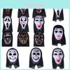 Horror Schedelmasker Voor Kostuumfeest Met Plastic Griezelig Gezicht En Spookachtige Ontwerpen Voor Festivals