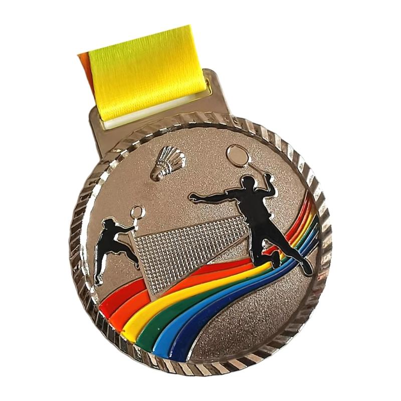 Metal Medals Sports Competition Medals School Prize Sport Award Medals Award Medals with Ribbon for Competition Sports