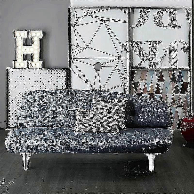 Set of 4 Modern Iron Diamond Triangle Furniture Legs