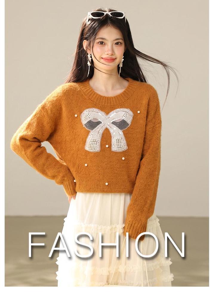 Butterfly Winter Warm Women's Long Sleeve Sweater 2026