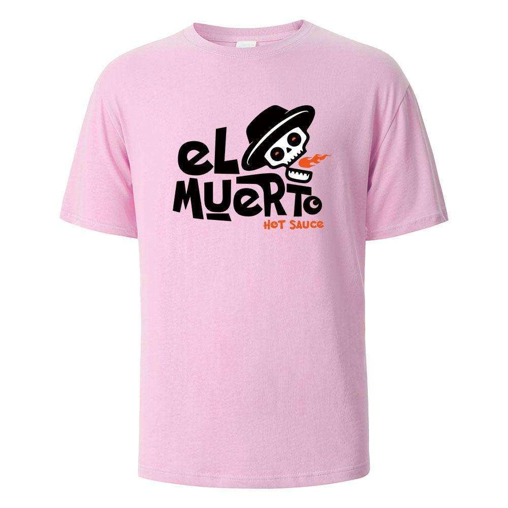 

Funny Hip-Hop Skull Printing T-shirt For Men Wowen 100% Cotton Summer Breathable Tops O-neck Oversize Basic Tees Men s Clothing 4XL