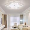 Wohnzimmerlampe Modern Schlichte Atmosphäre Hauptschlafzimmerlampe Creme Wind Blütenblatt Zimmer Deckenleuchte