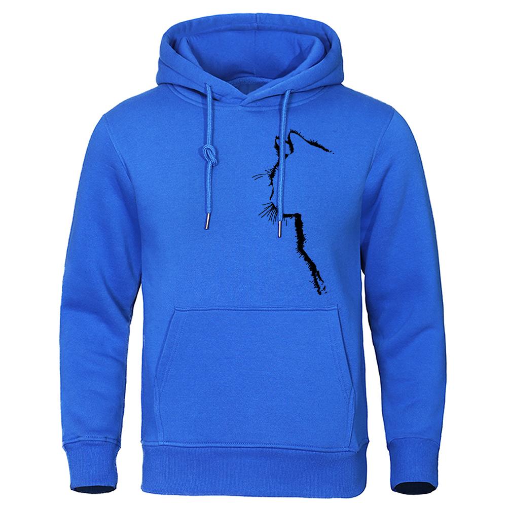 Männer Und Frauen Lange Ärmel Gedruckt Coole Katze Tier Sweatshirts Herbst Sportswear Streetwear Übergroßen