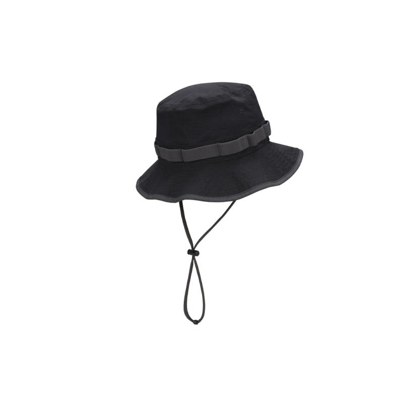 Nike Baumwoll-Bucket Hats Unisex Schwarz Casual FB5621-010