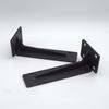 2pcs 15Cm Tv Cabinet Brackets Heavy Duty Wall Shelf Support Cold Rolled Steel Triangle Brackets For Kitchen Workshop Storage