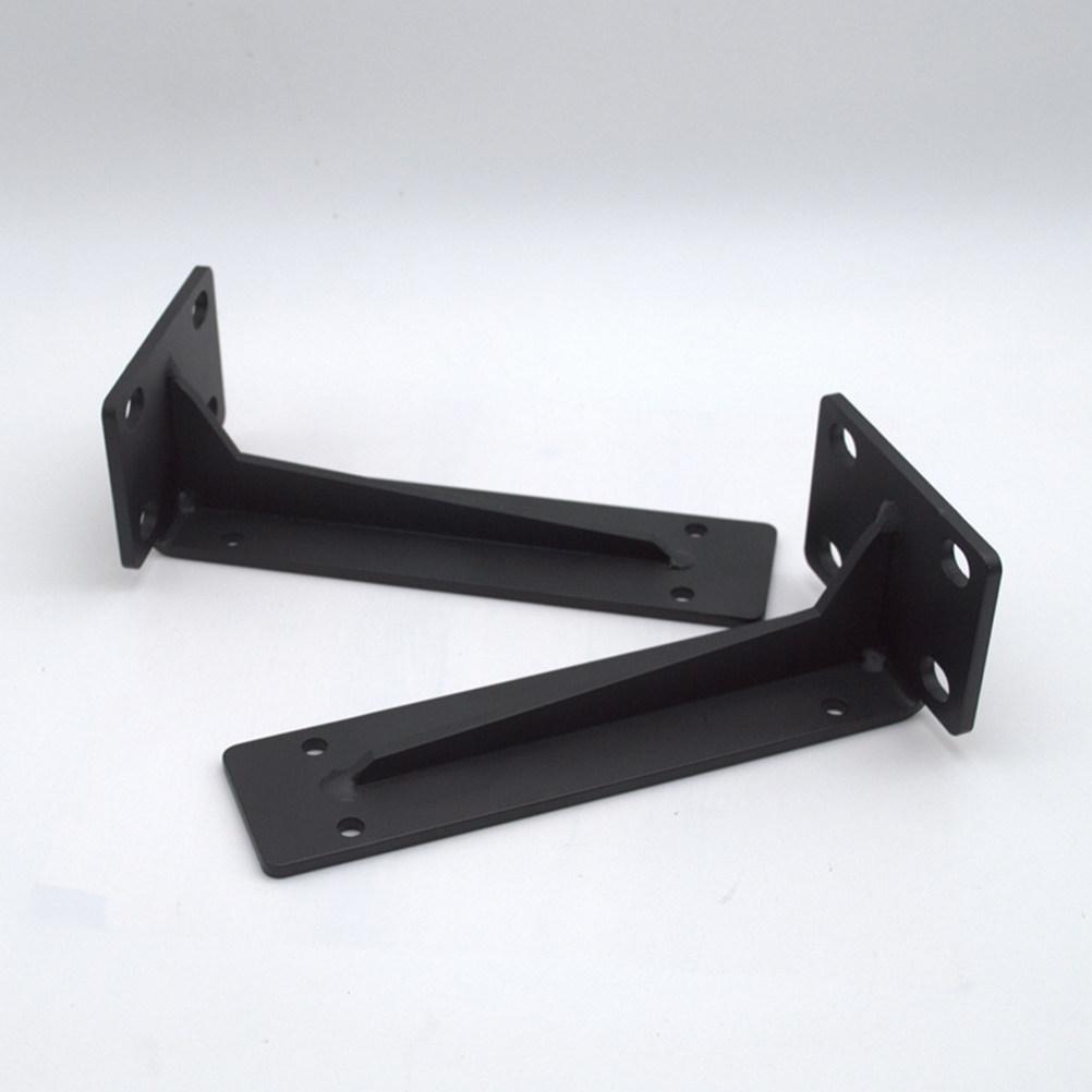 

2pcs 15Cm Tv Cabinet Brackets Heavy Duty Wall Shelf Support Cold Rolled Steel Triangle Brackets For Kitchen Workshop Storage other