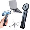 Verstellbarer faltbarer Metall-Tablet-Ständer Tragbarer Desktop-Halter Kompatibel mit mehreren Geräten für Büro- und Heimgebrauch