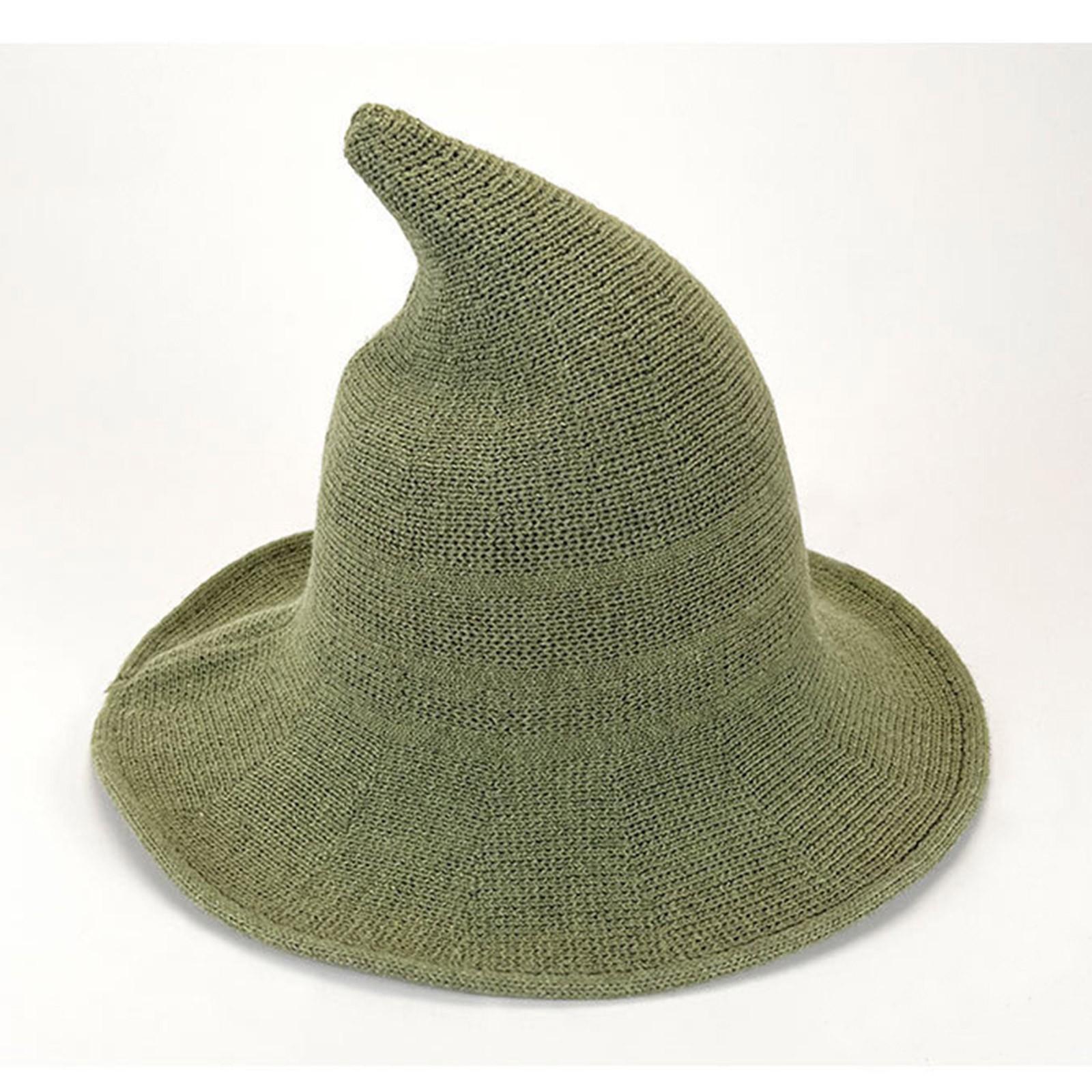 

Женская шляпа ведьмы складной костюм острый большой крючком теплая зимняя шапка One Size