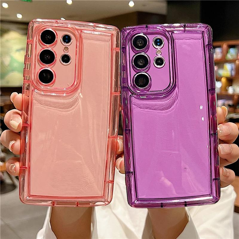 

Прозрачный чехол-мыло для Samsung Galaxy S23 Ultra S22 A04s A14 A54 Xiaomi Poco X5 OPPO A94 iPhone 14 13 12 11 Pro Max Мягкий силиконовый противоударный чехол