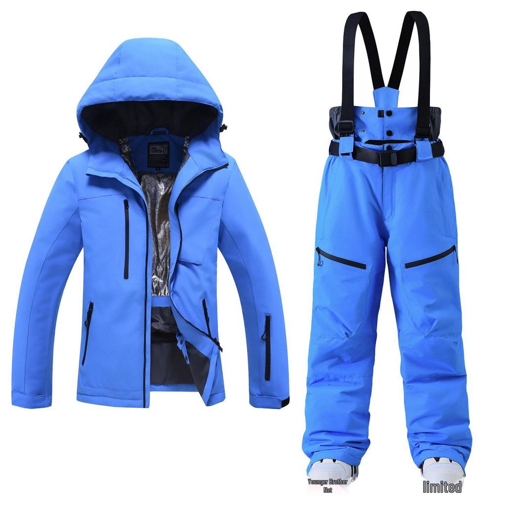 Unisex Waterproof & Windproof Ski Suit Set for Winter Sports