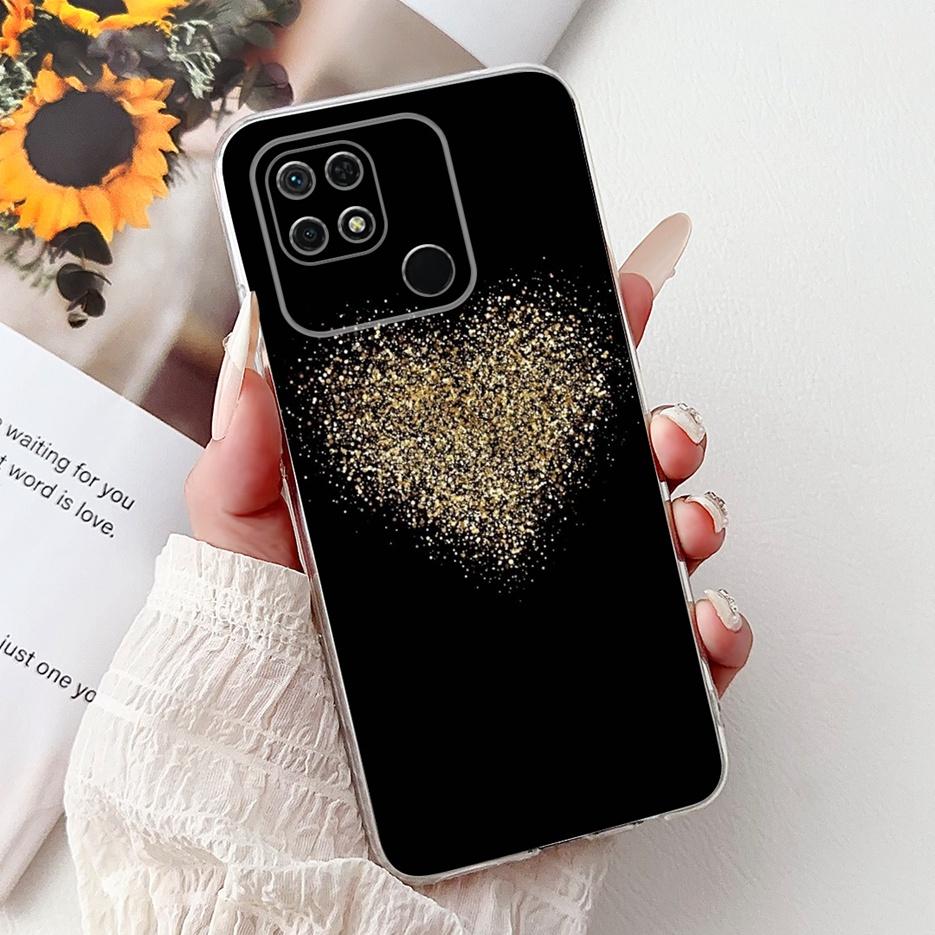 For Xiaomi Redmi 10C Case New Luxury Painted Cover Soft Silicone Slim Phone Case For Xiaomi Redmi 10C Redmi10C Back Cover Fundas