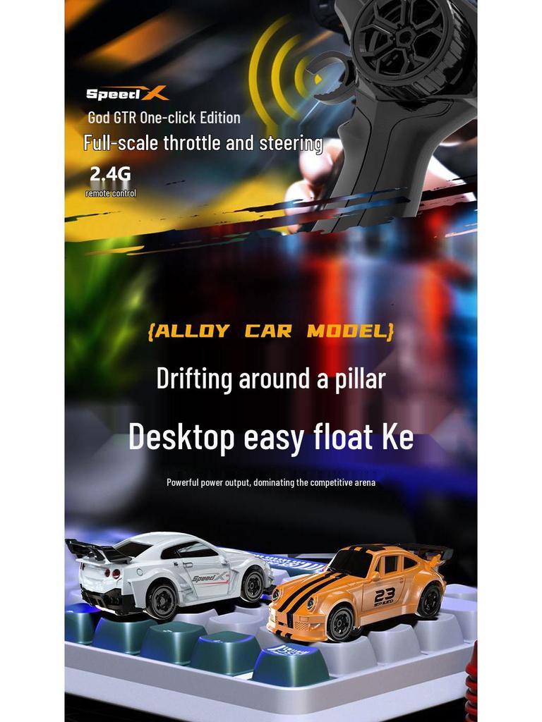 1/64 Scale 4WD Mini Drift RC Car – Entry-Level Racing Toy