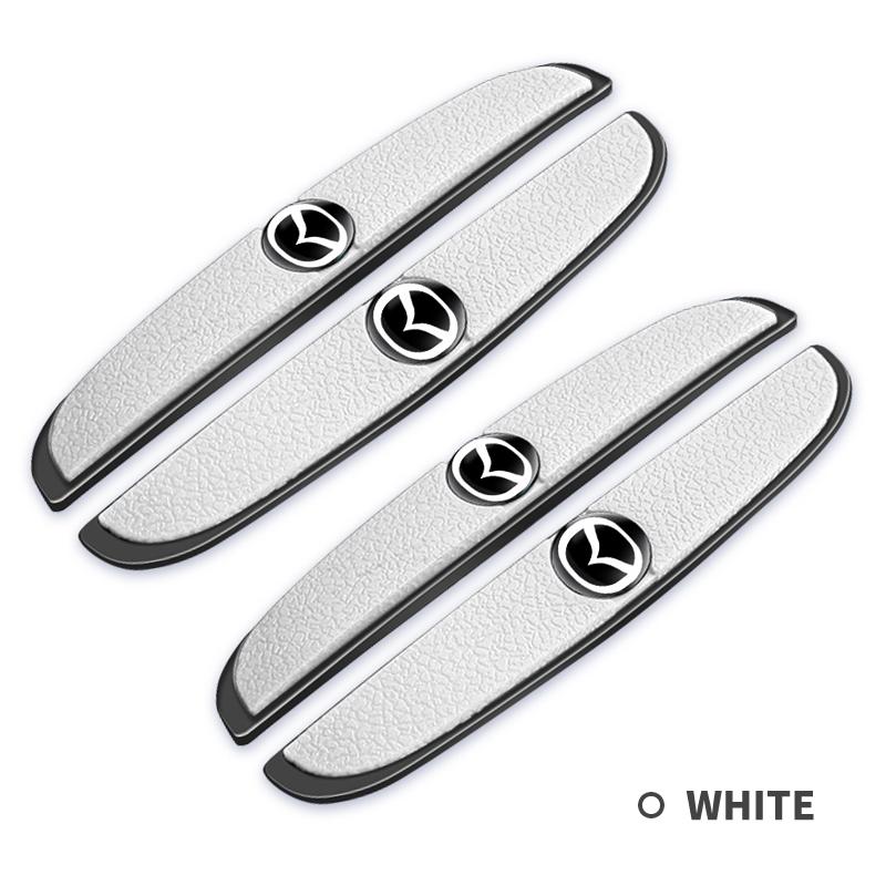 4Pcs Car Door Bumper Anti-collision Rubber Stickers For Mazda 2 3 6 ATENZA 3 BK BL 5 CR CW 6 II GH CX-7 ER MX-5 NC Accessories