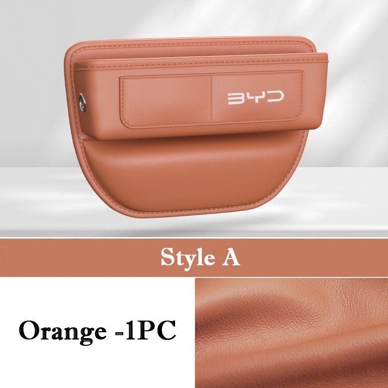For BYD Seal 6 DM-i Touring 2025 2026 Car Seat Gap Storage Box Seat Gap Organizer Leather Storage Pocket Cup Phone Holder Bag