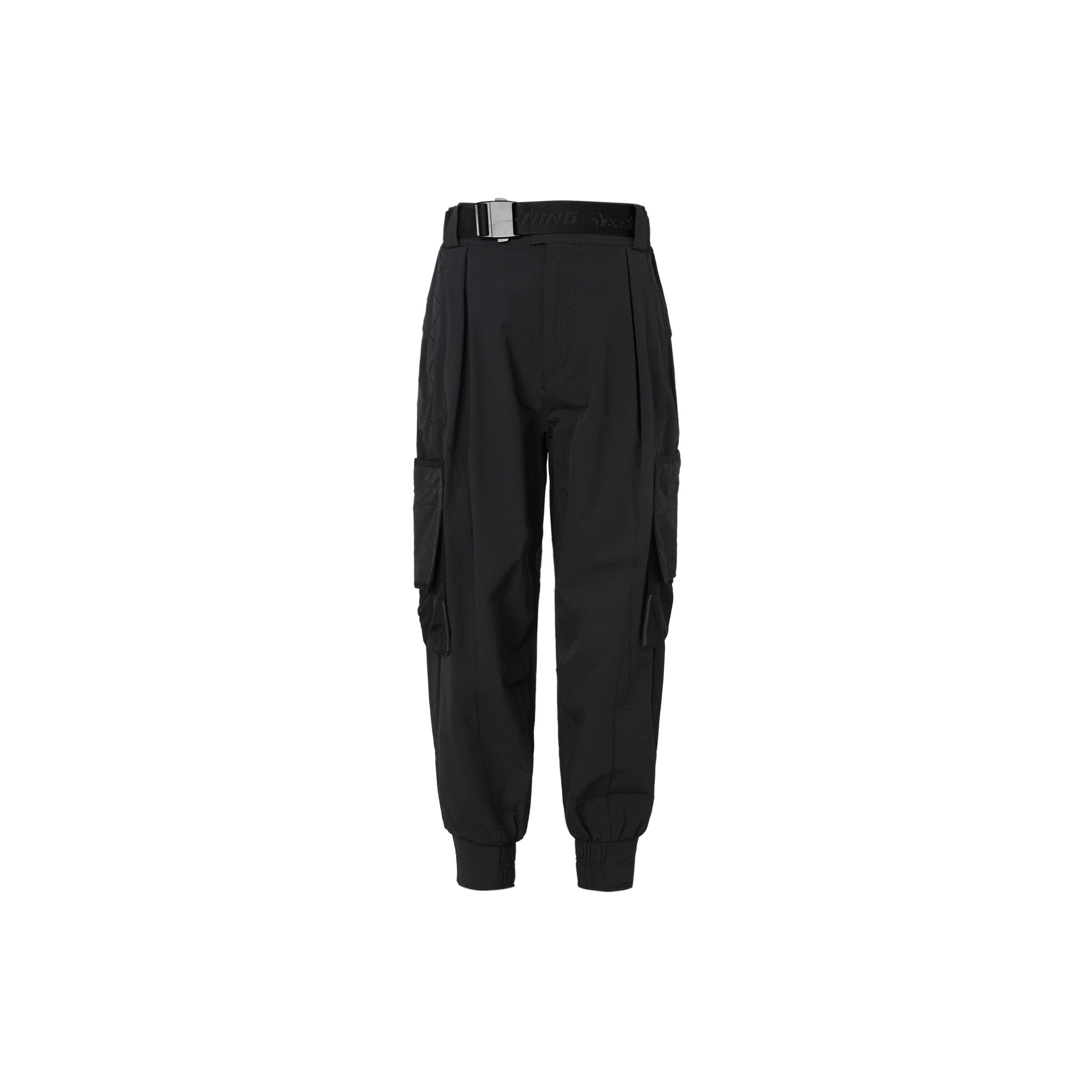 Li Ning Li Ning X Jackie Chan Knitted Sweatpants Men s Black AKXR471-1 S