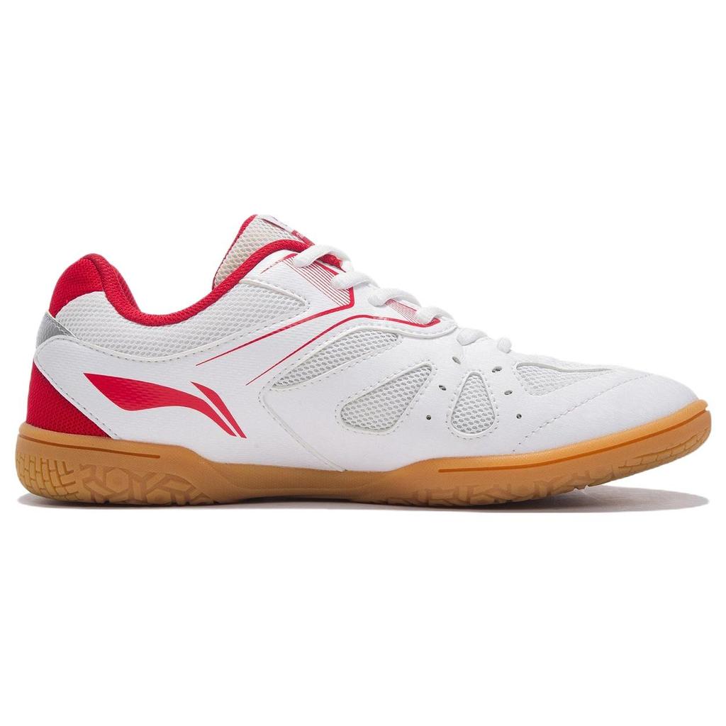 New LiNing Anti Slip Wear Resistant Low Top Training Shoes Women's White Red APTP006-2