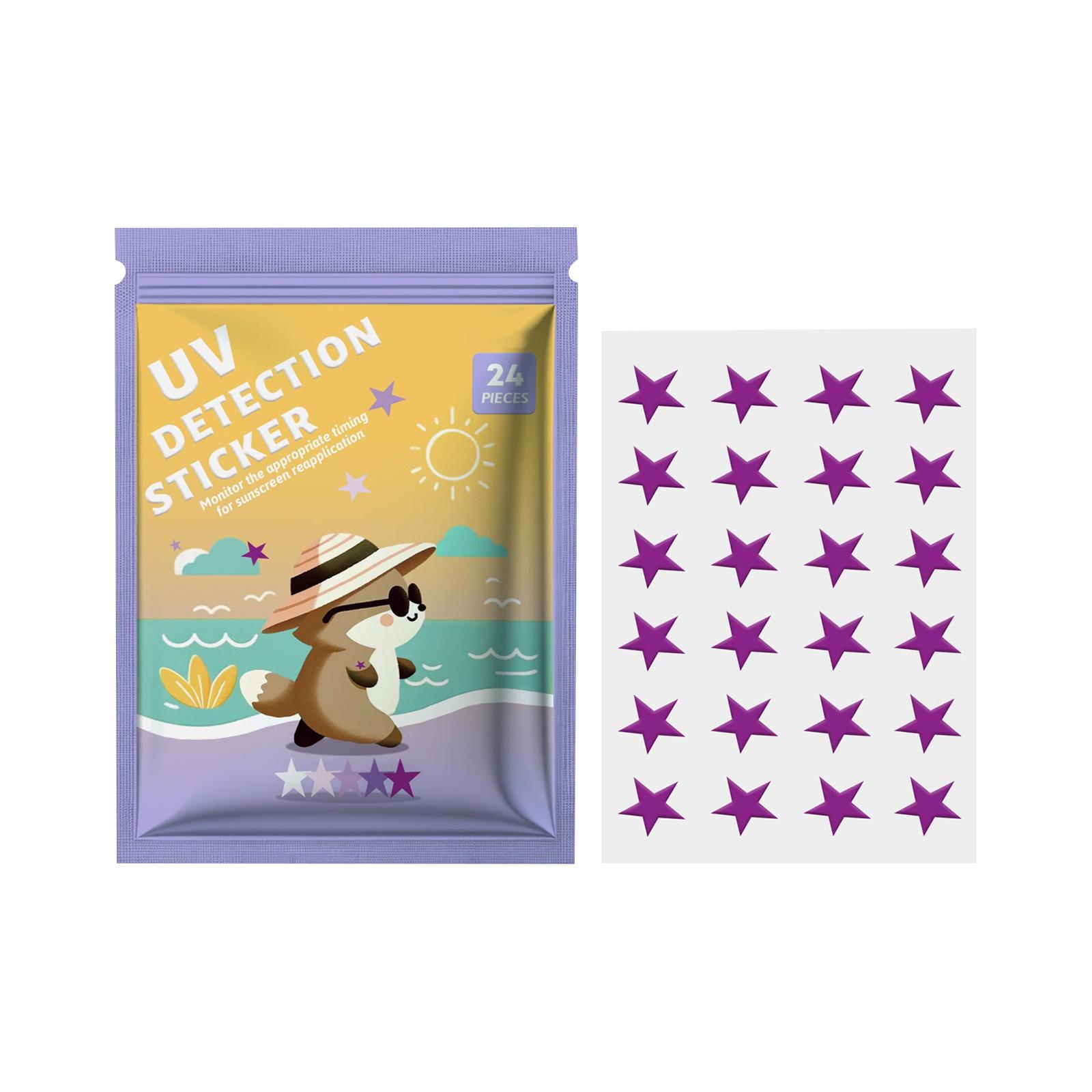 

Uv Stickers Sun Patches, Items For Summer And Beach Vacations,24pcs One Size