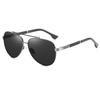Large Frame Sunglasses Aviator Polarized Sunglasses Men'S Driving Anti-Uv Box-Loaded Leg Glasses