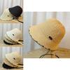 2024 Fashionable Hollow Black Fisherman Hat Women's Adjustable Sunshade Sunscreen Hat