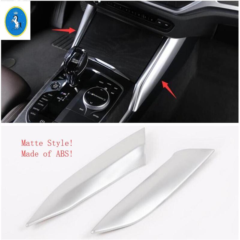 Carbon Fiber / Matte Car Side Center Control Gear Shift Panel Cover Trim For BMW 3 Series G20  - 2024 Interior Accessories