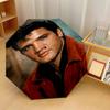 Elvis Presley Print 8?Ribs Automatic Umbrella Wind Resistant Lightweight Folding Umbrella For Outdoor Travel