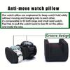 5 Slots Watch Storage Bag Portable Travel Zipper Watch Organizer Case Watch Display Holder for Wristwatches and Smart Watches