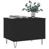 Black Coffee Table 60 x 44.5 x 45 cm Particleboard