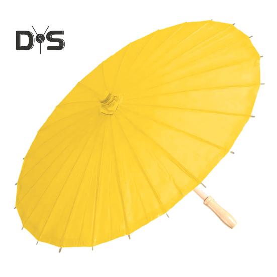 20/30/40/60/85CM Colorful Paper Umbrella Chinese Style DIY Crafts Decorative Oil-paper Painting Umbrella Bamboo Handle Oriental Parasol Party Favors
