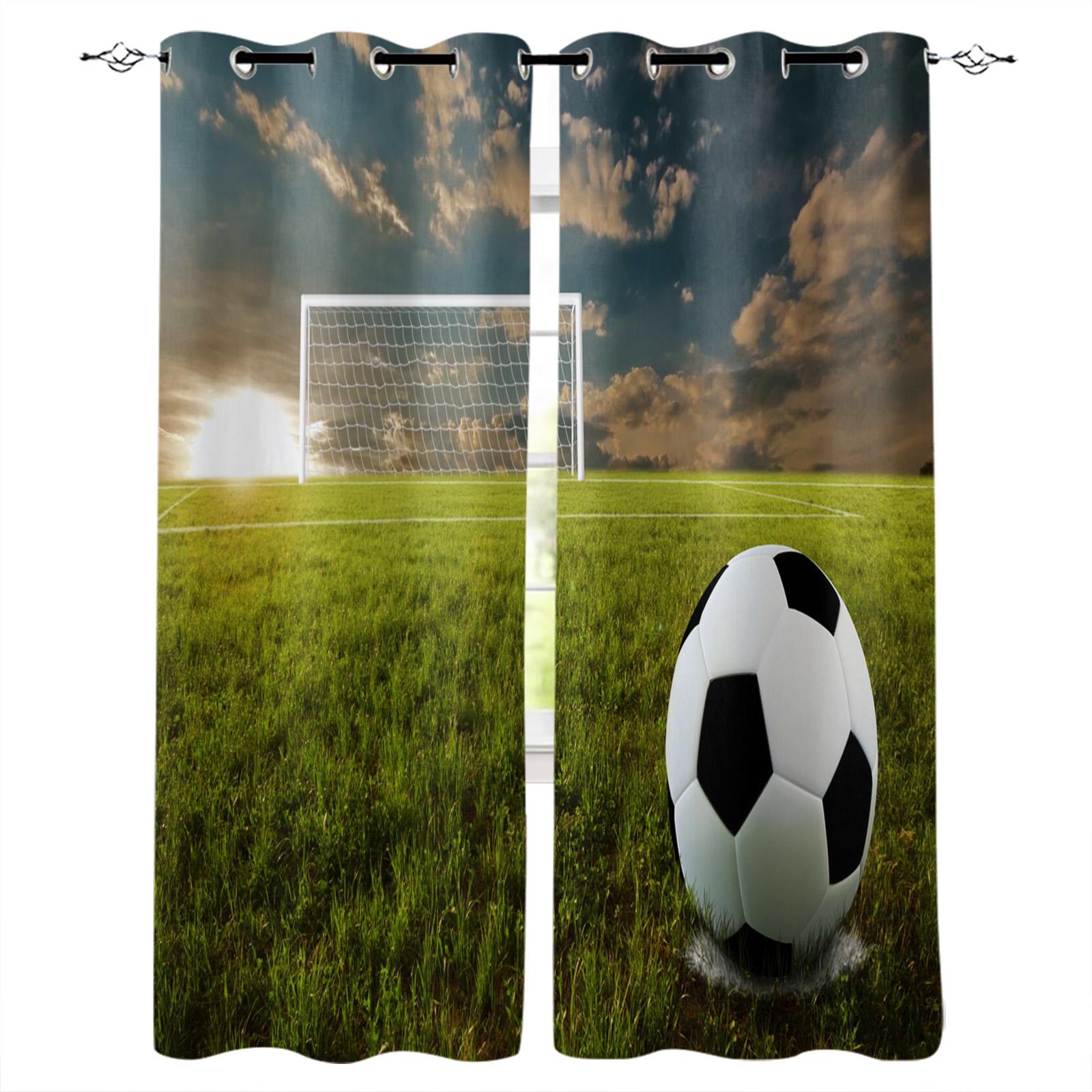 

Free Shipping Cheap Boys Sports Basketball CourtModern Window Area Curtain for Living Room Bedrooms Decoration Home Textile Drapes W50 X H130(CM)X2&Grommet Top
