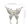 Delicate White Butterfly Brooches Butterfly Pin Stylish Women Brooch Wedding Celebration Pin for Daily and Party Wear