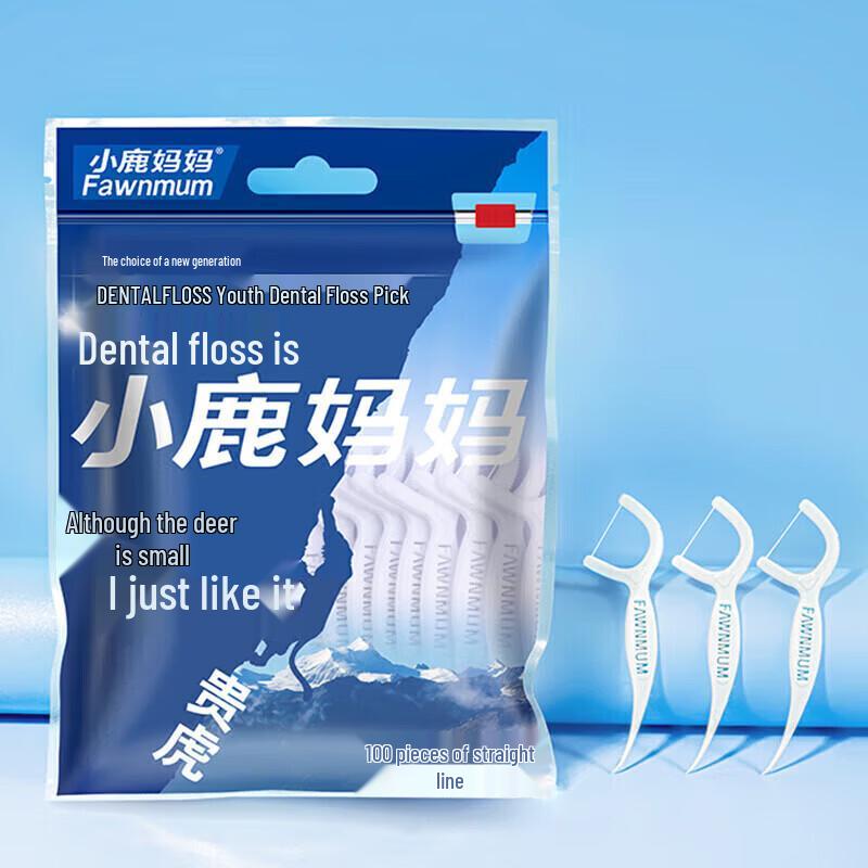 Little Deer Mom High-Fine Disposable Dental Floss Picks