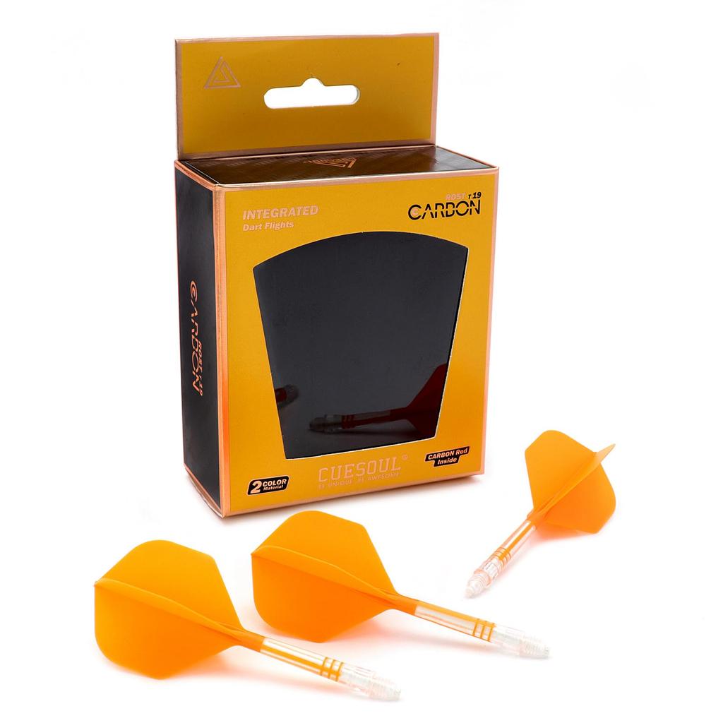 CUESOUL Integrated Flight ROST AK57 T19 Carbon Fiber Shaft Standard Shape 3pcs CS-AK57XB10-4