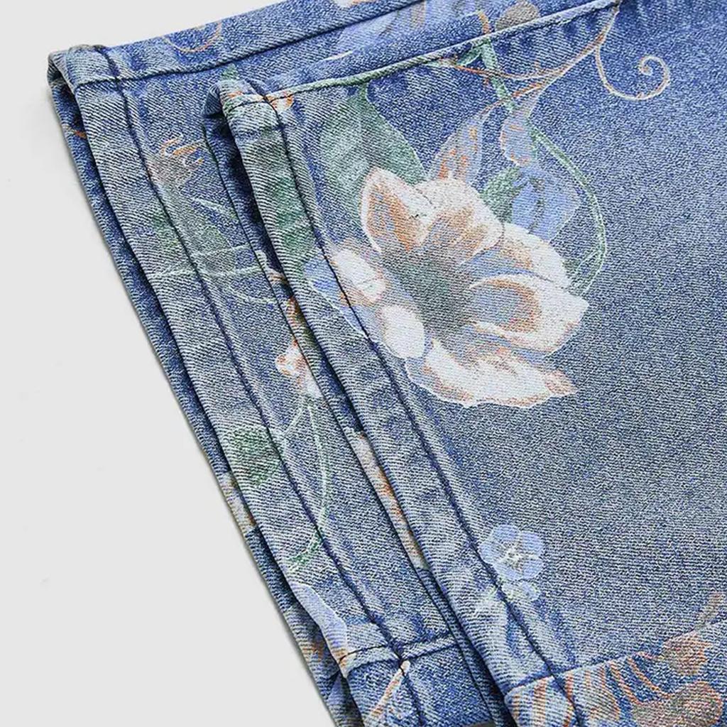 Women's Denim Classic Versatile High Waist Fashionable Trousers