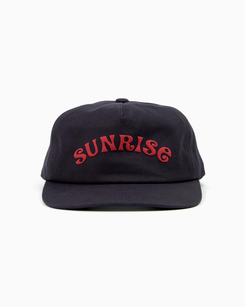 HELLO SUNRISE Volume Sunrise Relaxed Fit 5P Cap_Charcoal