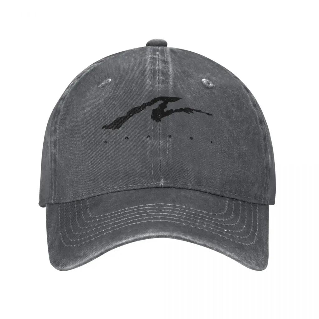 ANDRE AGASSI LOGO IN BLACK Baseball Cap Military Cap Unisex Sun Cap Sunhat Custom Womens Hats Unisexs