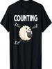 Counting Sheep Cute Farm Animal Sleepy Farmer Sheep T-Shirt