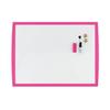 Tableau Blanc - JOY - Rose Bonbon - 430x585mm - Couleur Rose - Idéal Pour Bureau