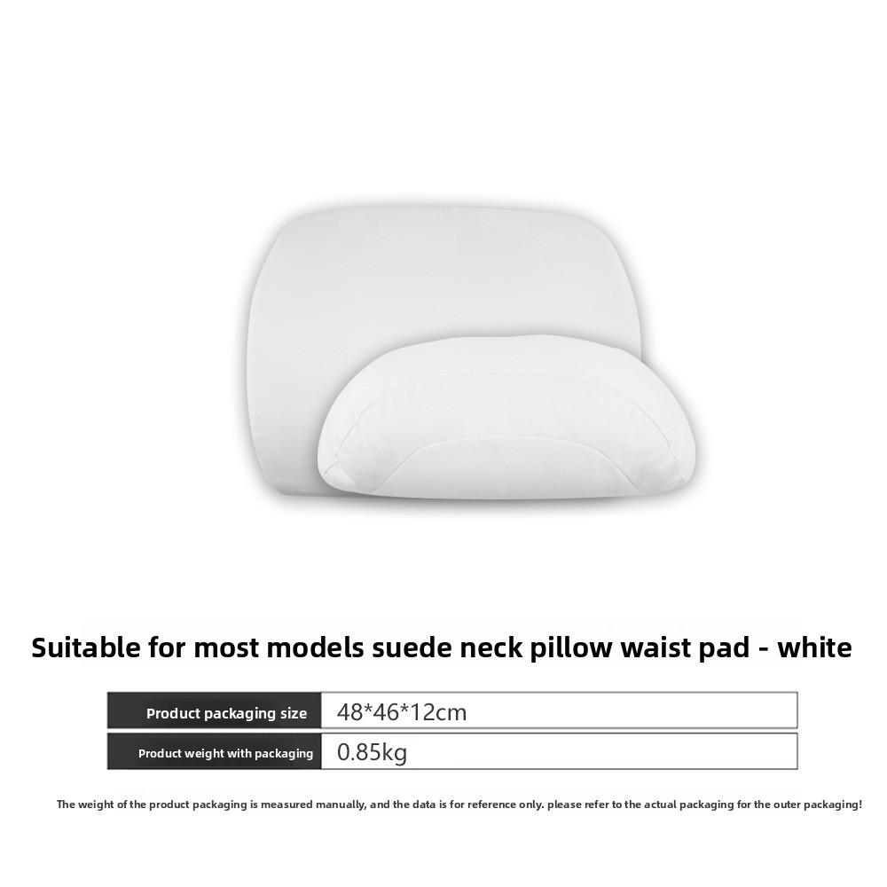 

Car Sticker For Tesla Model Y Mode 3 Headrest Waist Support Automotive General Headrest Products Neck Pillow Pillow Hot NO LOGO білий