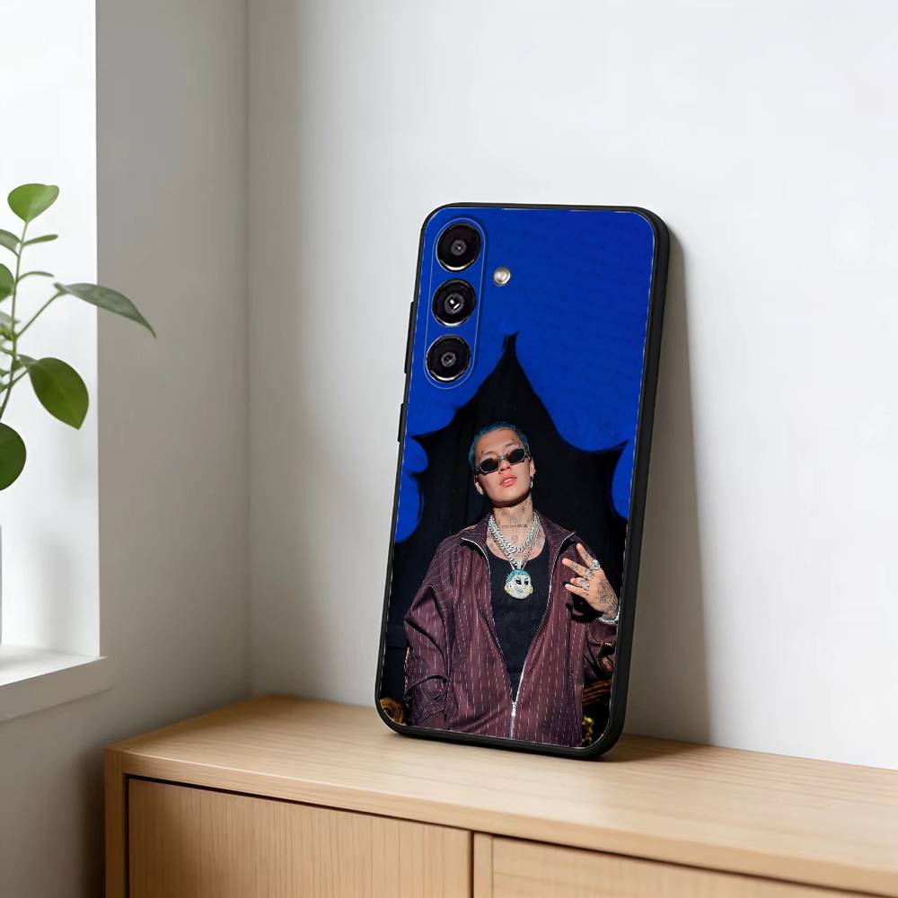 Blessd Cantante Rapper Phone Case For Samsung Galaxy A20,21s,22,31,32,52,53,72,73,80,91 Soft Black Shell