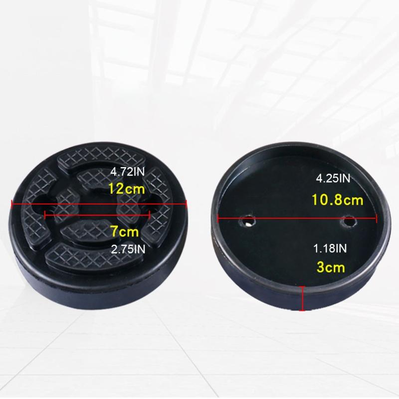 Rubber Pad Adapter for Jack Stand Universal Rubber Slotted Frame Rail Pinch Welds Protector