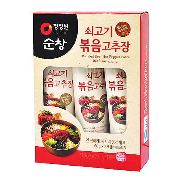 Roasted Beef Hot Pepper Paste Bibimbap Sauce 60g x 3ea / Korean Sauce, Bibimbap sauce, Korean Food